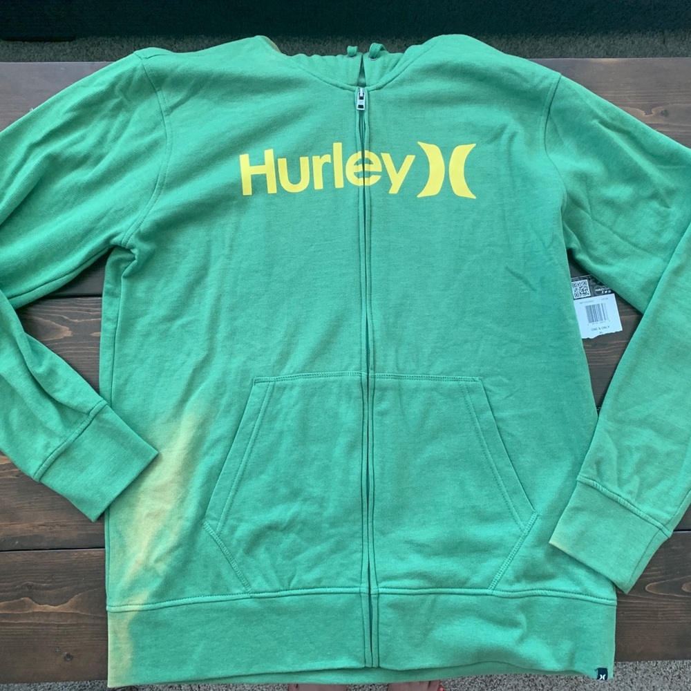 NWT Hurley Zip Up Sweatshirt